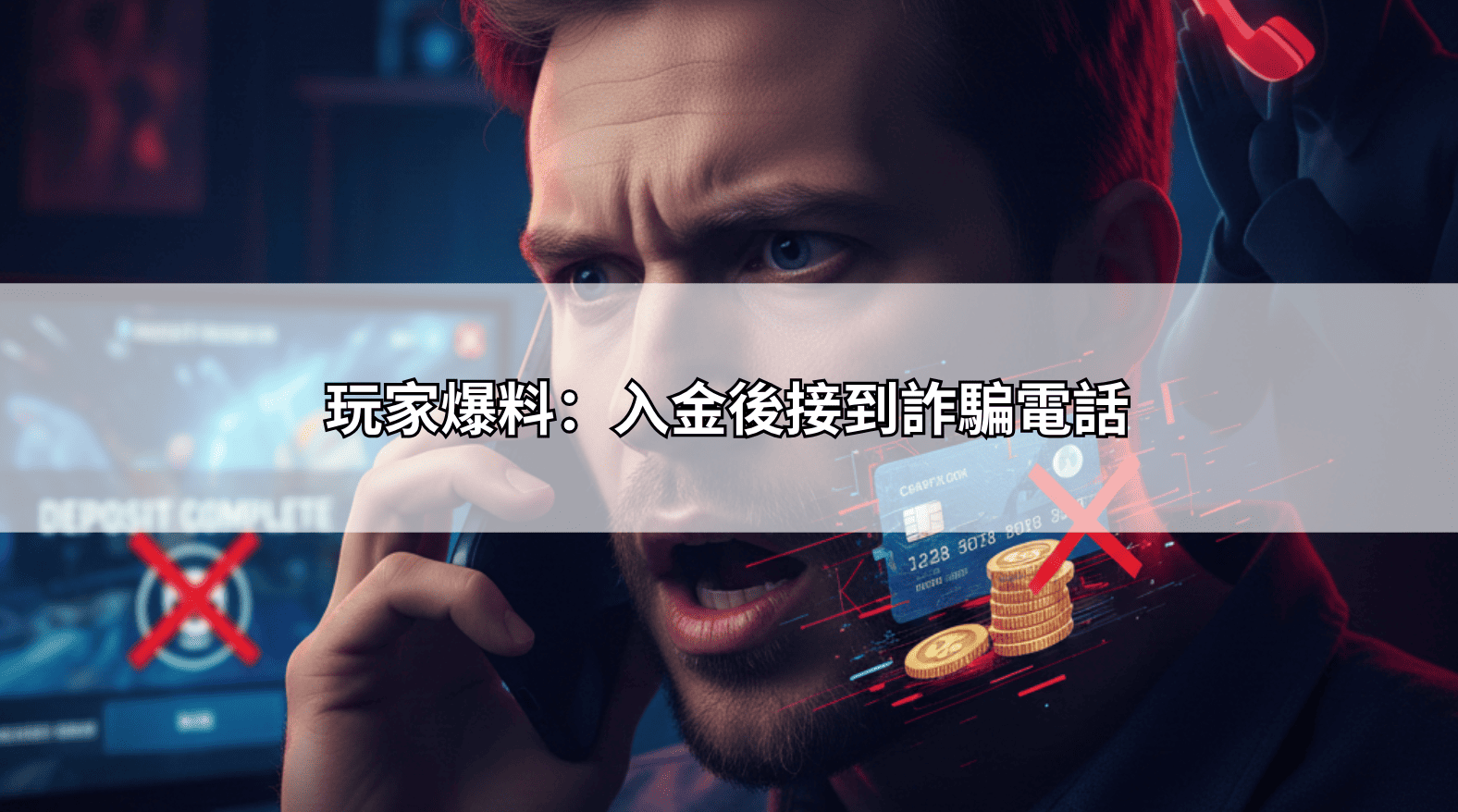 玩家爆料：入金後接到詐騙電話