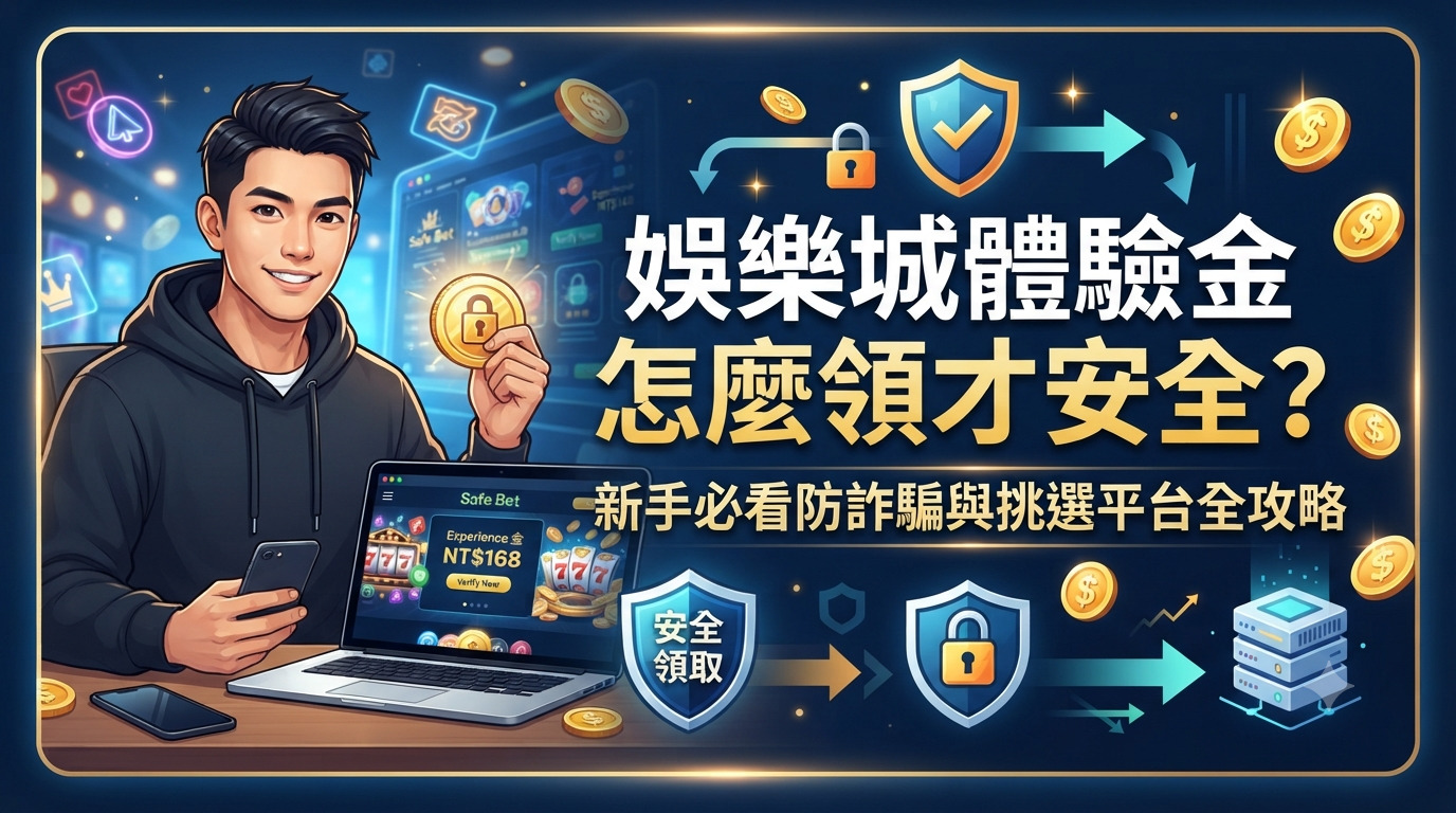 娛樂城體驗金怎麼領才安全？新手必看防詐騙與挑選平台全攻略